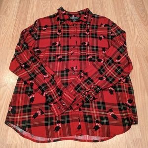 [L] Ralph Lauren Holiday Plaid Button Down